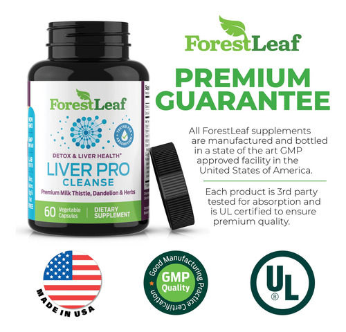 Suplemento De Limpeza De Desintoxicação Hepática Forestleaf