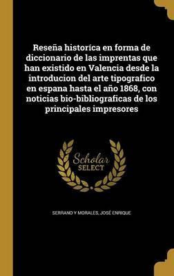 Libro Rese A Histor Ca En Forma De Diccionario De Las Imp...