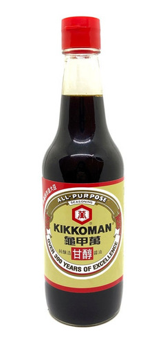 Salsa De Soja Tradicional 500 Ml Marca Kikkoman