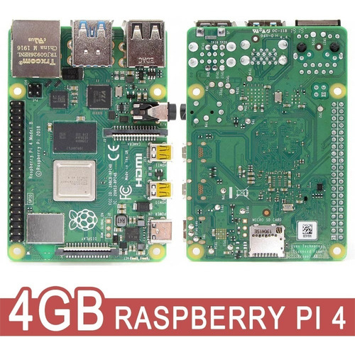 Kit Com 10 Peças Raspberry Pi 4 Pi4 Model B 4gb Ram Na Caixa