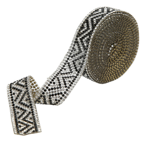 Corrente De Strass Diy Crafts Ribbon, 2 Jardas E 2 Cm De Lar