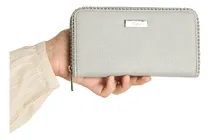 Comprar Billetera Metalizada Plata Accesorios Moda Mujer