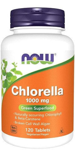 Chlorella Cholorella  Chorela 1000mg  Sistema Immunologico