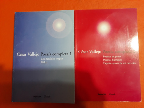 Poesía Completa Tomos 1 Y 2 - Cesar Vallejo