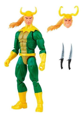 Loki 6 Pulgadas Figura De Accion Marvel Legends Retro