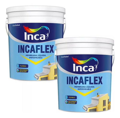 Incaflex Membrana Liquida Inca Impermeable Promo 20 + 20 Kgs