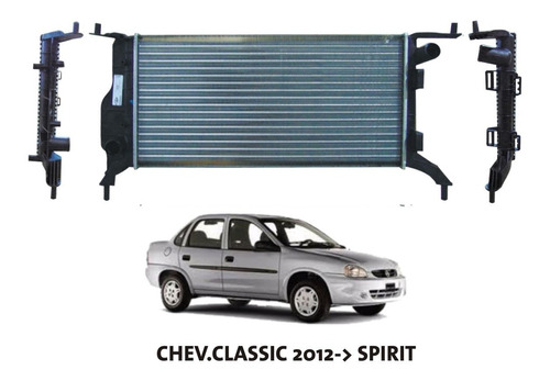 Imagen 1 de 6 de Radiador Chevrolet Classic 2012- Spirit