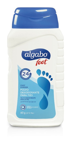 Desodorante Para Pies En Polvo Algabo Foot Talquera X 60g