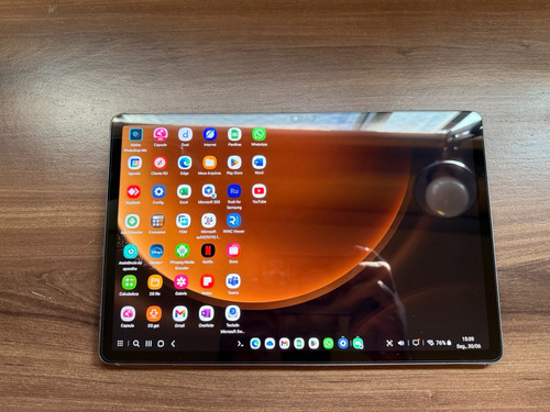 Galaxy Tab S9 Fe+ (plus)128gb 12.4 + Capa Teclado Original! Cinza-escuro (Usado)