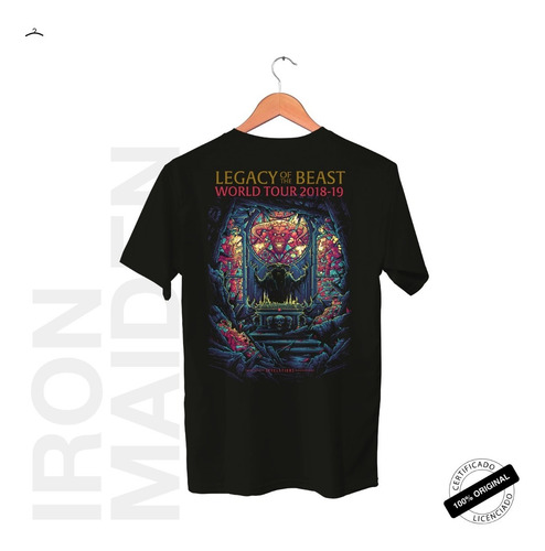 Camiseta Oficial Iron Maiden Revelations Tour 2019