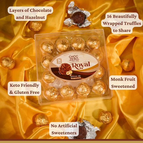 Chocolates Tipo Ferrero Keto Sin Azucar Choczero 240 G