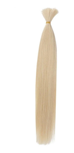 Cabello Humano Rubio Liso Remy A Granel, 30 Cm, 100 G