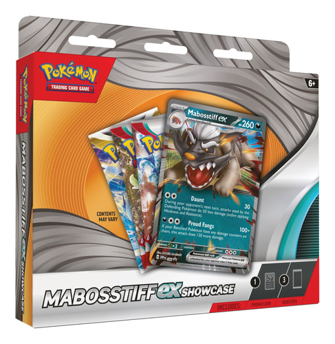 Pokemon Tcg - Mabosstiff Ex Showcase (ingles)