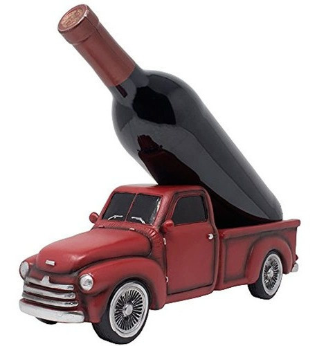 Vintage Camioneta Wine Bottle Holder Estatua O Decorativo Wi