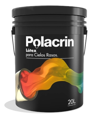 Pintura Cielorraso 20lts Antihongos Latex Cubritiva Polacrin