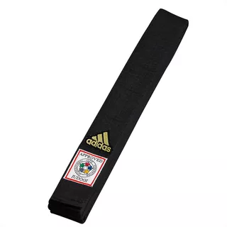 Faixa Judo Elite Logo Gold adidas Ijf Approved