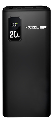 Cargador Portatil Powerbank 20000mah Kuzler Anke-105n Negro