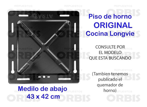 Piso De Horno Cocina Longvie Original | MercadoLibre