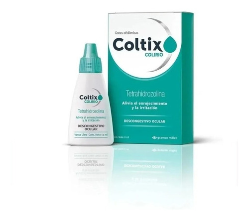 Coltix Colirio Gotas Oftalmicas Descongestivo Ocular X 12 Ml