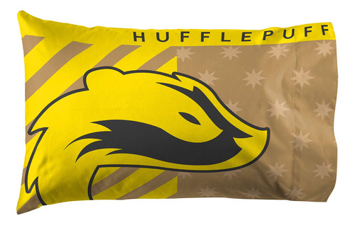 Harry Potter Hufflepuff Pride 1 Single Reversible Pillo...