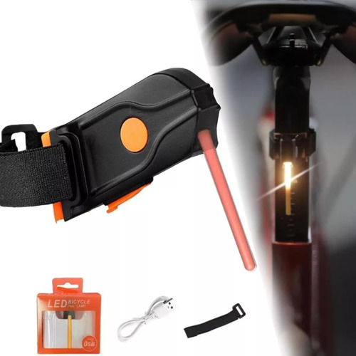 Photondrop Led Bike Tail Light Con 3 Modes De Iluminación Color Rosa