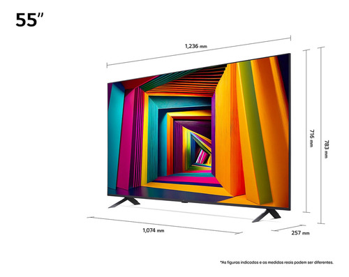 Smart Tv LG Uhd Ai 4k Ut9050 55 Polegadas 55ut9050