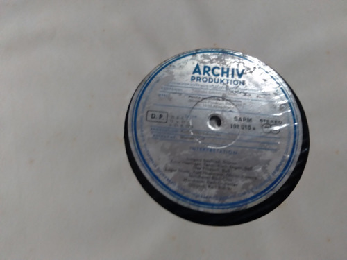 Disco De Vinil De Johann Sebastian Bach Antigo . (Usado)
