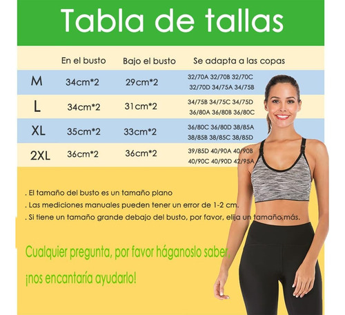 Sutiãs Esportivos Femininos, Pacote Com 3 Sutiãs Esportivos