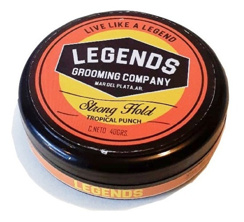 Pomada Fijacion Fuerte X 40grs Legends Pocket Barberia 