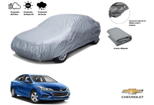 Cubierta  Cubre Auto Afelpada Chevrolet Cruze 2016-2019