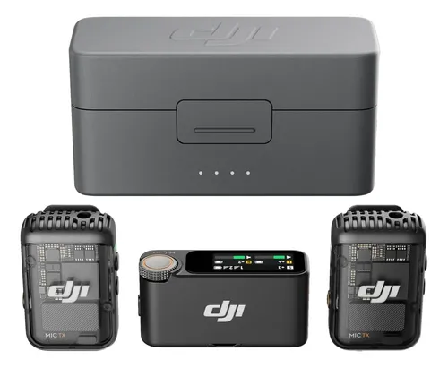 DJI Mic セット Kit De Microfones E Recetor Dji Mic 2, Inalámbrico, Preto