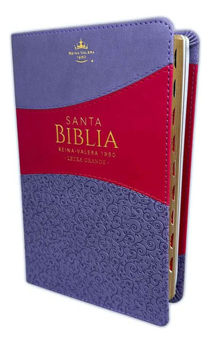 Biblia Rvr 1960 Letra Grande Tamaño Manual Símil Piel