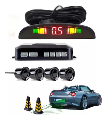 Sensor De Retroceso Reversa Parqueo Alarma Auto Carro