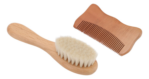Escova De Madeira Para Bebês, Conjunto De Pentes De Cabelo,