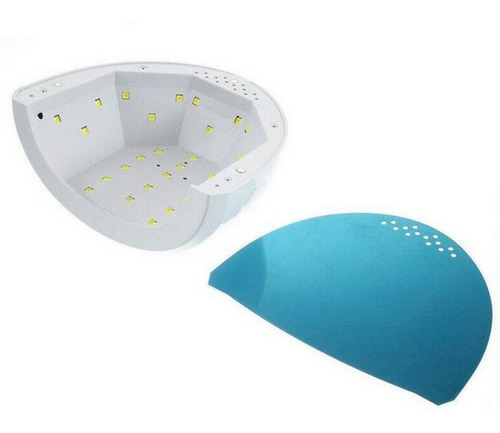 Imagen 3 de 9 de Cabina Lampara Uñas Uv Led 48w Sensor Timer Base C/iman 220v