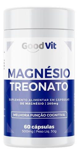 Suplemento Alimentar Good Vit Magnésio Treonato 250mg