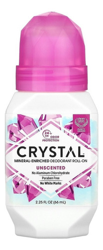 Desodorante Crystal Roll-on 66ml Sem Alumínio E Parabeno