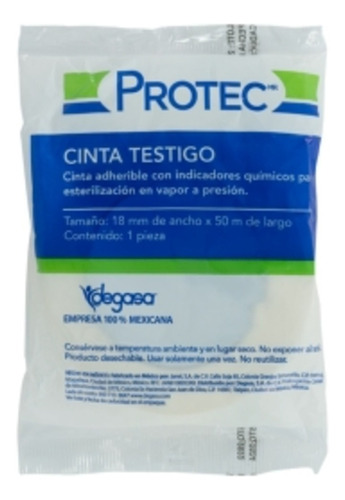 Cinta Testigo Para Vapor-esterilizar Protec(1 Pieza)