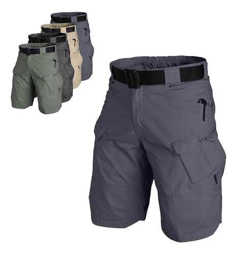 Shorts Cargo Impermeables Para Exteriores Para Hombre