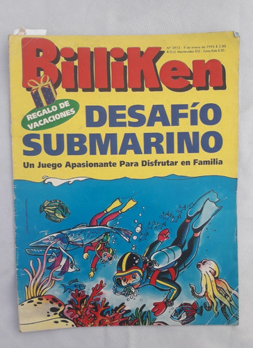 Revista Antigua Infantil * Billiken * N° 3913 Con 1 Recorte