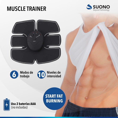 Imagen 2 de 9 de Estimulador Muscular Abdominales Brazos Piernas Abdomen Cola