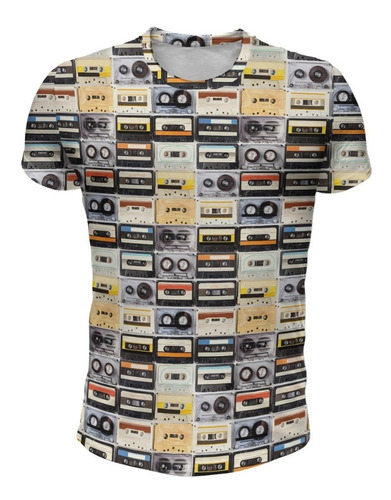 Remera Cassette 3d Mod 2