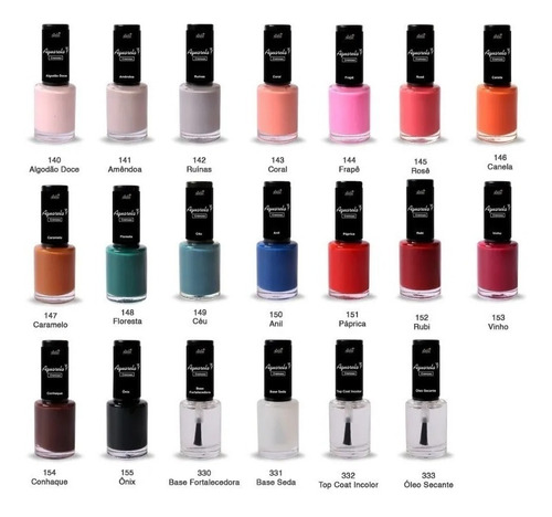 Imagem 4 de 10 de Kit C/ 12 Esmalte Efeito Gel Bella Brasil Seca Sem Cabine Uv