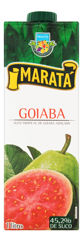 Suco de goiaba  Maratá  . sem glúten 1 L 