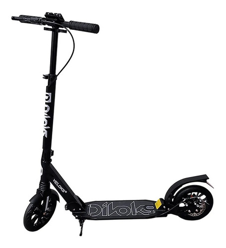 Imagem 3 de 9 de Patinete Divoks Freio Disco Veloks 200mm Abec 7 Kit Proteção