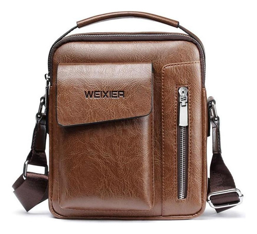 Hombres Bolso De Moda Crossbody De Cuero Bolso Mensajero Hom