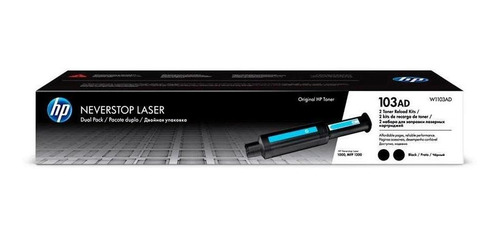 Kit Recarga Toner Neverstop 103ad Pacote Com 2 Unidades Hp