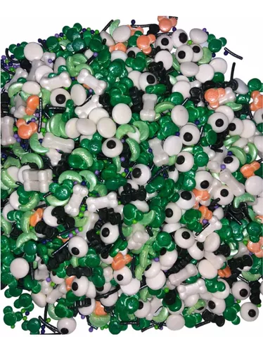 Ojos Sprinkles Reposteria Halloween 120 Gramos 240 Pza Aprox