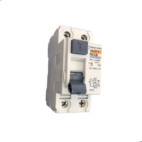 Interruptor Diferencial Rccb 40a 30ma 2p Merlin Gerin