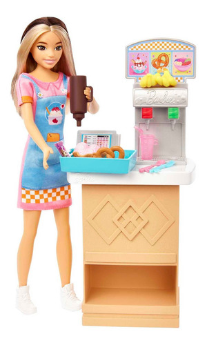 Barbie - Skipper First Job - Barra De Snacks - Mattel